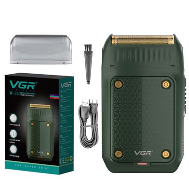 Електробритва професійна бездротова водонепроникна з USB тример для сухого гоління VGR V-353