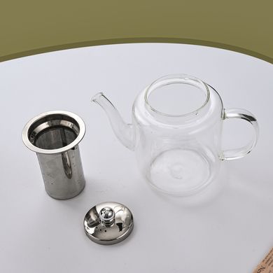 Стильний скляний чайник-заварник Edenberg EB-19039 - 1800 мл