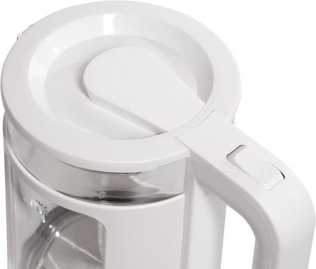 Чайник электрический двухслойный с LED подсветкой LIBERTON LEK-6830 — белый, 1.7 л, 1500 Вт