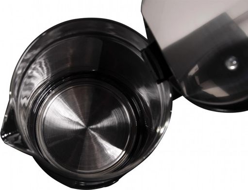 Чайник электрический двухслойный с LED подсветкой LIBERTON LEK-6831 — черный, 1.7 л, 1500 Вт