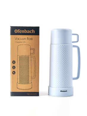 Термос пластиковий зі скляною колбою Ofenbach KM-101325 - 1000 мл