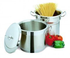 Каструля для варіння макаронів, спагетті з нержавіючої високоякісної сталі OMS 4008 -5л