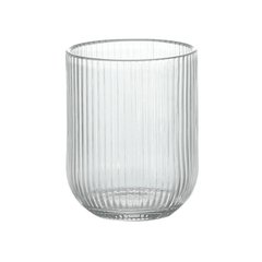 Склянка для напоїв фігурна прозора ребриста з товстого скла набір 6 шт Rainbow