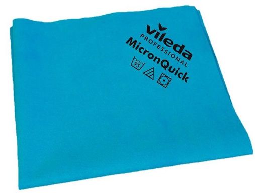 Салфетки МікронКвік Vileda 152109 - 40x38 см, сині