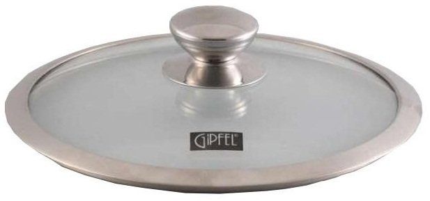 Крышка стеклянная со стальной ручкой GIPFEL STRONG 1013 - 26 см