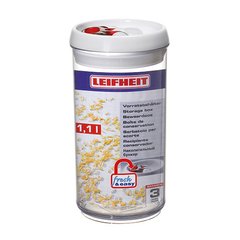 Емкость для сыпучих продуктов Leifheit Fresh Easy 31201 - 1100 мл, Прозрачный
