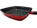 Сковорода-гриль з кришкою Meisterklasse MK-1057 - 28см/червона