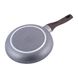 Сковорода з антипригарним покриттям Grey marble з алюмінію для індукції та газу Kamille KM-4113MR - 24см