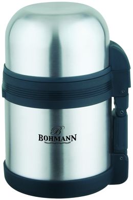 Термос Bohmann BH 4206 - 0.6 л, Металлик