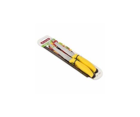 Набор ножей из нержавеющей стали с пластиковыми ручками Kamille KM5312 (14 см) - 2 пр