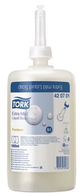 Жидкое мыло для рук ультра-мягкое Tork Premium 420701 - 1л