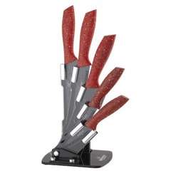 Набір ножів Bohmann ACRYLIC RED BH 5256 - 6 предметів, червоний
