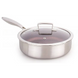 Професійна сковорода-сотейник з високими бортами та кришкою Edenberg EB-14156 - 28см