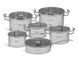 Набір посуду з нержавійки з сотейником Edenberg EB-4048 – 12пр