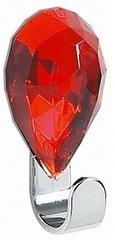 Гачок Spirella Jewel рубін 10.10675 - 6.5x3 см, Червоний