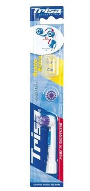 Насадки до електрощітки Trisa Spare Toothbrush Set Pl.Clean 1 головка, 2 насадки 4688.0300