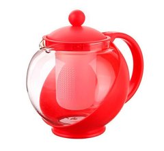 Заварочный чайник Banquet Bulbus 49A026P-A-RD - 1,25 л, красный