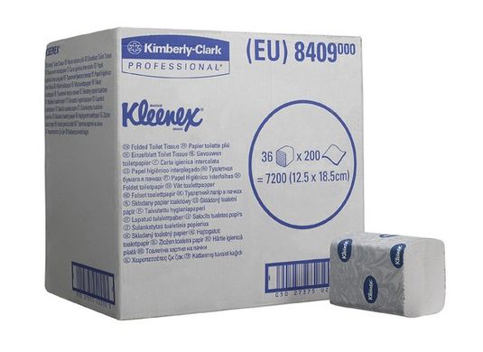 Туалетная бумага листовая KLEENEX Kimberly Clark 8409