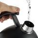Чайник Ofenbach Чорний 1,5 л з нержавіючої сталі зі свистком і нейлонової ручкою для індукції і газу KM-100304