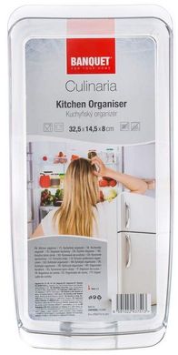 Органайзер для холодильника Banquet Culinaria 55070503 - 32.5х14.5х8 см, прозрачный