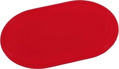 Коврик под тарелку овальный KESPER 77685 - 44х28,5х0,15см, красный