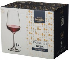Бокалы для вина BOHEMIA 1SF73/450 8546 - 450 мл (Dora)