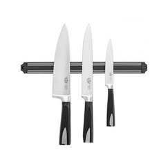 Набор ножей Clear-Cut Krauff 29-243-027 + магнитная планка, Черный