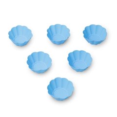 Набор силиконовых форм для кексов Kamille KM-7708 - 6шт, форма цветочки