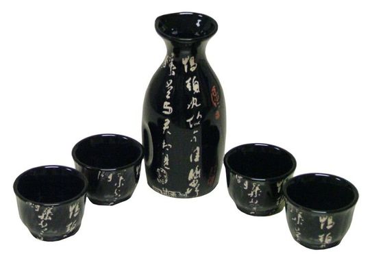 Набір для міцних напоїв Mitsui 24-21-158 - 5 предметів, чорний