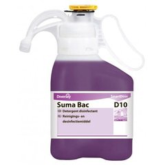 Средство для мытья и дезинфекции системы SmartDose Diversey Suma Bac D10 7517204 - 1.4 л