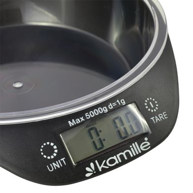 Весы электронные кухонные Kamille 20,5*18,4*6,1см KM-7110