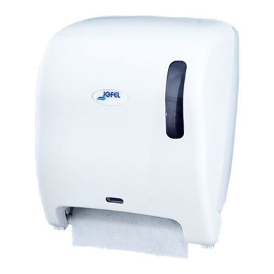 Диспенсер для бумажных полотенец с автоматическим отрывом JOFEL AG56000, белый