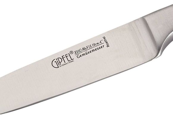 Нож для овощей из углеродистой стали GIPFEL PROFESSIONAL LINE 6731 - 10 см