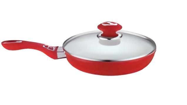Сковорода с керамическим покрытием Peterhof PH-15400-24 red - 24 см, красная