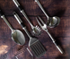 Набір кухонного приладдя на підставці Bohmann BH 7761 - 7 предметів/нержавіюча сталь