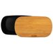 Хлебница из бамбукового волокна с бамбуковой крышкой Kamille KM-1132B - 36*20.2*13.5см, черная