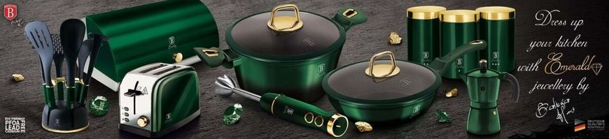 Набор кухонных принадлежностей Berlinger Haus Emerald Collection BH 6243 - 7 предметов