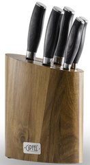 Набор ножей на деревянной подставке GIPFEL BAROCCO 9886 - 5 пр