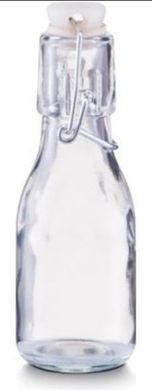 Пляшка із застібкою ZELLER 19710 - 100 мл., Ø4,8х14,5 см, Прозорий