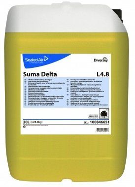 Засіб для миття посуду в посудомийних машинах, в умовах середньої та жорсткої води Suma delta L4.8 DIVERSEY - 20л (100846651)