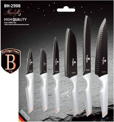 Набір ножів Berlinger Haus Moonlight Collection BH 2598 - 6 предметів