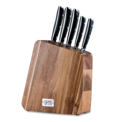 Набір ножів на дерев'яній підставці Gipfel VILMARIN 9926 - 5 штук