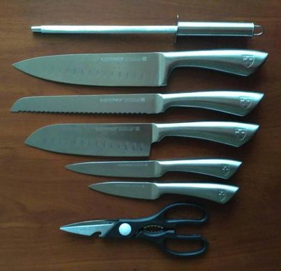 Набір ножів Vissner VS-37800 - 8 пр., Металік