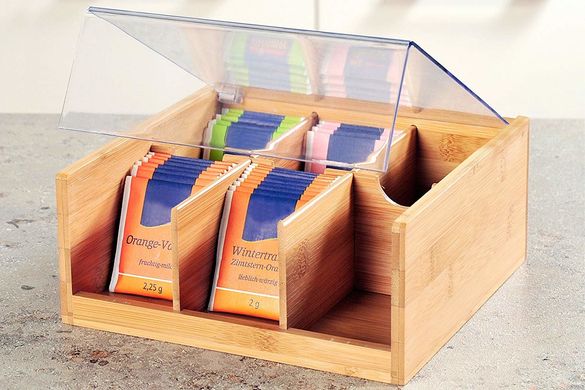 Коробка для зберігання чаю Kesper 50903 - 22х9, 5х21см