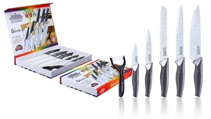 Набір ножів Peterhof PH-22427 - 6 предметів