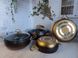 Набор посуды O.M.S. Collection (Турция) с а/п покрытием из 7-ми (4/3) предм 3023 золото