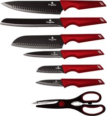 Набір ножів Berlinger Haus Metallic Line Burgundy Edition BH 2599 - 7 предметів