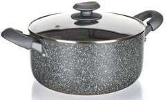 Кастрюля с крышкой Banquet Granite PR 40051318 - 18х8,5 см