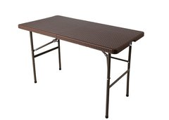 Стол складной, 1,22 м., Time Eco ТЕ-1833, коричневый
