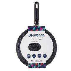 Сковорода блинная Ofenbach 28см с мраморным покрытием для индукции и газа KM-10(1)0207MR